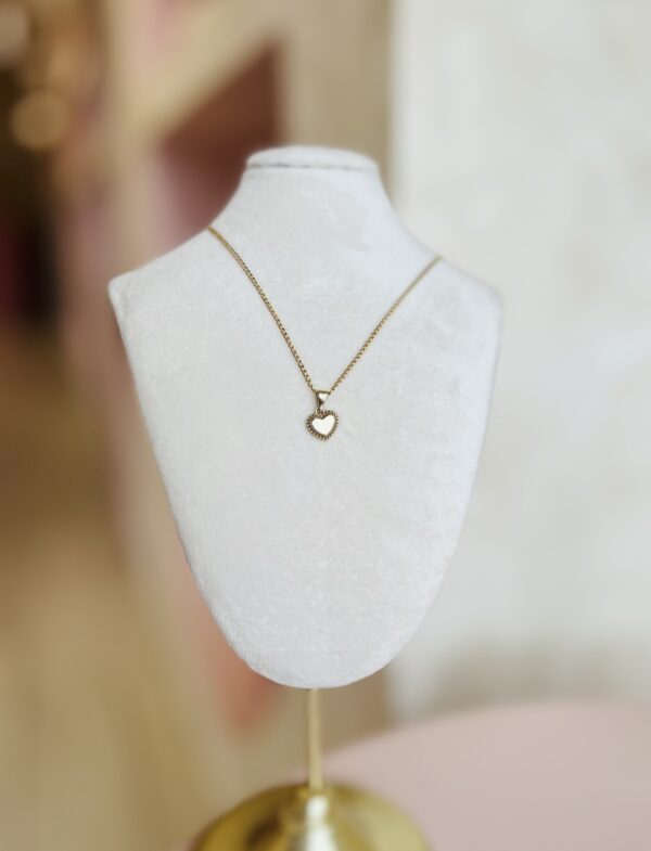 Cadena Corazón Oro 10k